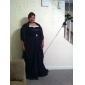 Sheath/Column Square Floor-length Satin And Chiffon Mother of the Bride Dress 