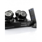 securguard - komplet overvågning kit (H264 DVR, 4 IR kameraer)