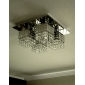 Stainless Crystal Ceiling Light Gein Pattern with 4 Lights