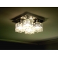 Stainless Crystal Ceiling Light Gein Pattern with 4 Lights