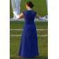 Sheath/ Column Floor-length Chiffon Matte Satin Mother of the Bride Dress