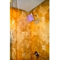8 inch Brass Shower Head with Color Changing LED Light