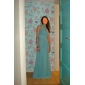 Sheath/Column One Shoulder Floor-length Chiffon Bridesmaid Dress