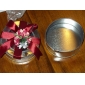 estanho favor clara top com laço vermelho (conjunto de 6)