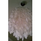 White Shell Pendant Chandelier (Chrome Finish)