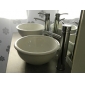 Chrome Finish Solid Brass Bathroom Sink Faucet (Tall)