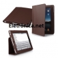 Case de Pele 2-em-1 + Suporte para Apple iPad - Marrom