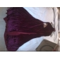 Trumpet/Mermaid High Neck Sweep/Brush Train Velvet Evening Dress