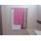 gepolijst chroom massief messing 25-inch badkamer plank met handdoekhouder