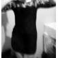 ts manches en dentelle noire robe de trois quart
