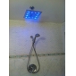 10 inch Brass Shower Head with Color Changing LED Light