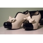 PU Leather Upper High Heel Ankle Boot With Bowknot Fashion Shoes