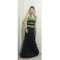 Trumpet/Mermaid Halter Floor-length Satin Bridesmaid/Wedding Party Dress