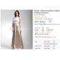 Sheath/ Column Scoop Floor-length Satin Bridesmaid/ Wedding Party Dress