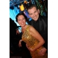 Sequined Trumpet/ Mermaid One Shoulder Sweep/ Brush Train Evening Dress inspired by Elizabeth Banks