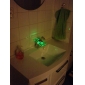 Color Changing LED Waterfall Bathroom Sink Faucets (Glass Handle)