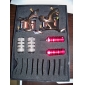 2 Damascus Handmade Tattoo Gun Kit with LED Power