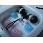 auricolari stereo + auricolari (bianco e nero)