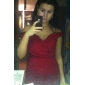 Sheath/Column Cowl Sweep/Brush Train Chiffon Evening Dress 