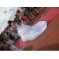 Strapless Sweetheart Taffeta Pick-up Wedding Dresses with Beaded Applique
