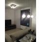 Stainless Steel 3-Light Mini Pendant Light with K9 Crystal ball Drop