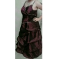 A-line Spaghetti Straps Floor-length Taffeta Mother of the Bride Dress