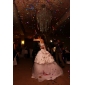 Ball Gown Sweetheart Chapel Train Taffeta Pick-Ups Wedding Dress