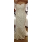 Trumpet/Mermaid Sweetheart Court Train Tulle Wedding Dress 