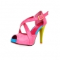 Leatherette Upper Gladiator Sandals Stiletto Heel Shoes More Colors