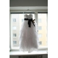 A-line Princess Sweetheart Strapless Floor-length Organza Wedding Dress 