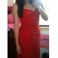 Column One Shoulder Sweep Train Chiffon Elastic Woven Satin Evening Dress inspired by Jennifer Aniston at Golden Globe 