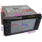 7 tommer bil dvd-afspiller til Toyota Vios 2009-2010 (GPS, tv, bluetooth, RDS)