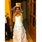 DAGNA - Vestido de Florista de Organza y Tafetán