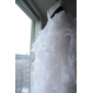 A-line Princess Sweetheart Strapless Floor-length Organza Wedding Dress 