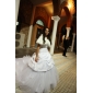 Ball Gown Sweetheart Chapel Train Taffeta Pick-Ups Wedding Dress