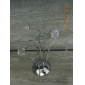 Lámpara de mesa de Cristal con 3 Bombillas - PUDSEY
