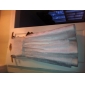 A-line Princess Scoop Knee-length Satin Flower Girl Dress 