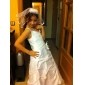 DAGNA - Vestido de Florista de Organza y Tafetán