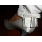 raso tacco alto a stiletto pompe / peep toe con le scarpe da sposa bowknot colori più disponibile