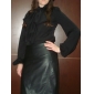 TS Vintage Style Bow Tie Wide Lantern Sleeves Blouse Shirt