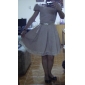 ts style vintage dos ouvert dentelle jacquard