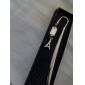 Silver Finish Eiffel Tower Bookmark Favor 