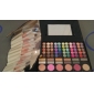 Silky 78 Colors Makeup Eye Shadow Palette and Blushers (with Free Brushes)