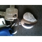 8gb crystal hartvormige USB flash drive ketting (goud)