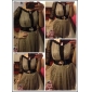 TS Gathered Perspective Layered Lace Dress