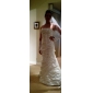 Trumpet / Mermaid Strapless Court Train Taffeta Wedding Dress