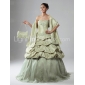 SYLVIANE - Kleid für Hochzeitsfeier und Brautjungfer aus Tafft