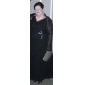 Sheath/ Column V-neck Floor-length Chiffon Matte Satin Mother of the Bride Dress