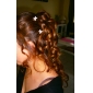 4 pièces magnifiques strass mariage nuptiale broches / fleurs de couleurs plus disponible