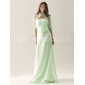 ALASTRINA - Robe pour Mariage et de Demoiselle d'Honneur Organza Satin - Châle Inclus